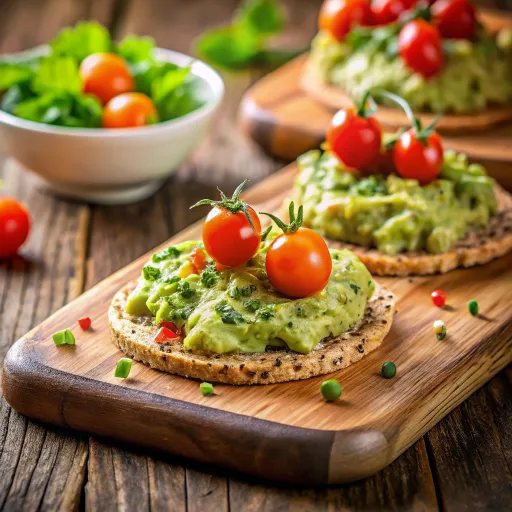 तिल और एवोकाडो चपाती